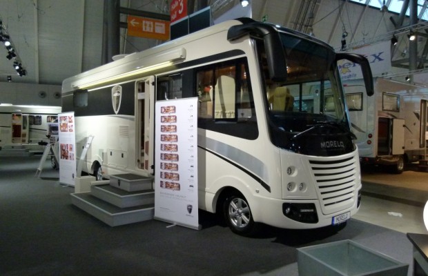 CMT Stuttgart 2012: Morelo Palace 100 GS – Topmodell mit Pkw-Garage auf MAN-Basis