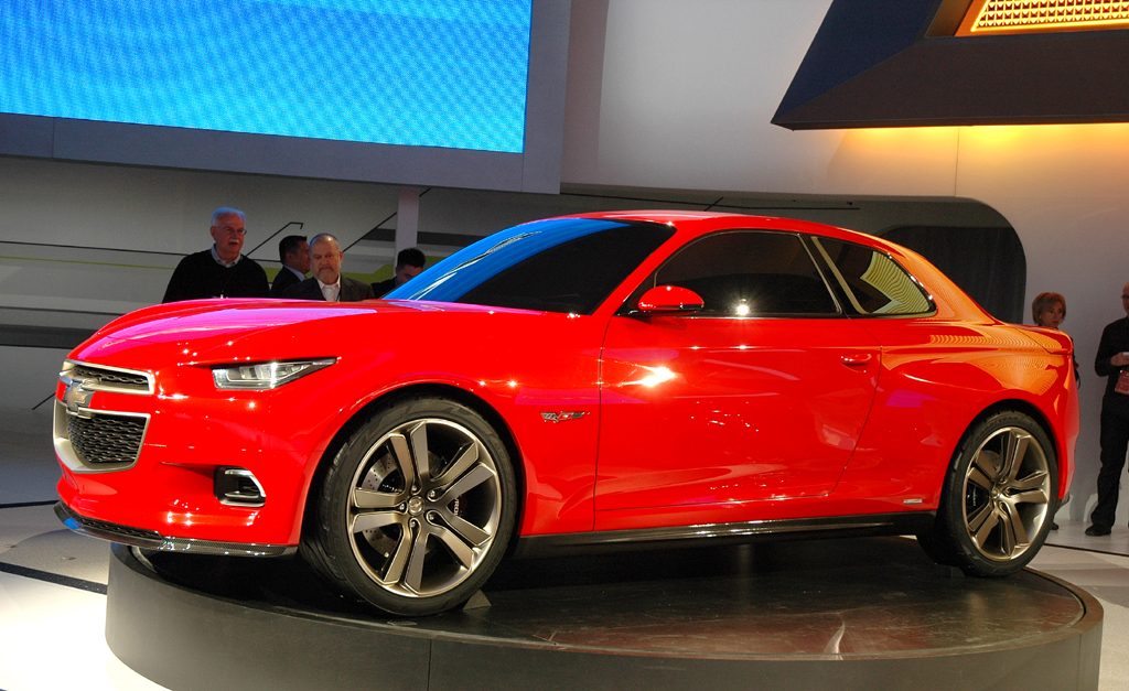 Chevrolet-Konzeptcoupé Code 130R bei der Autoschau in Detroit. 