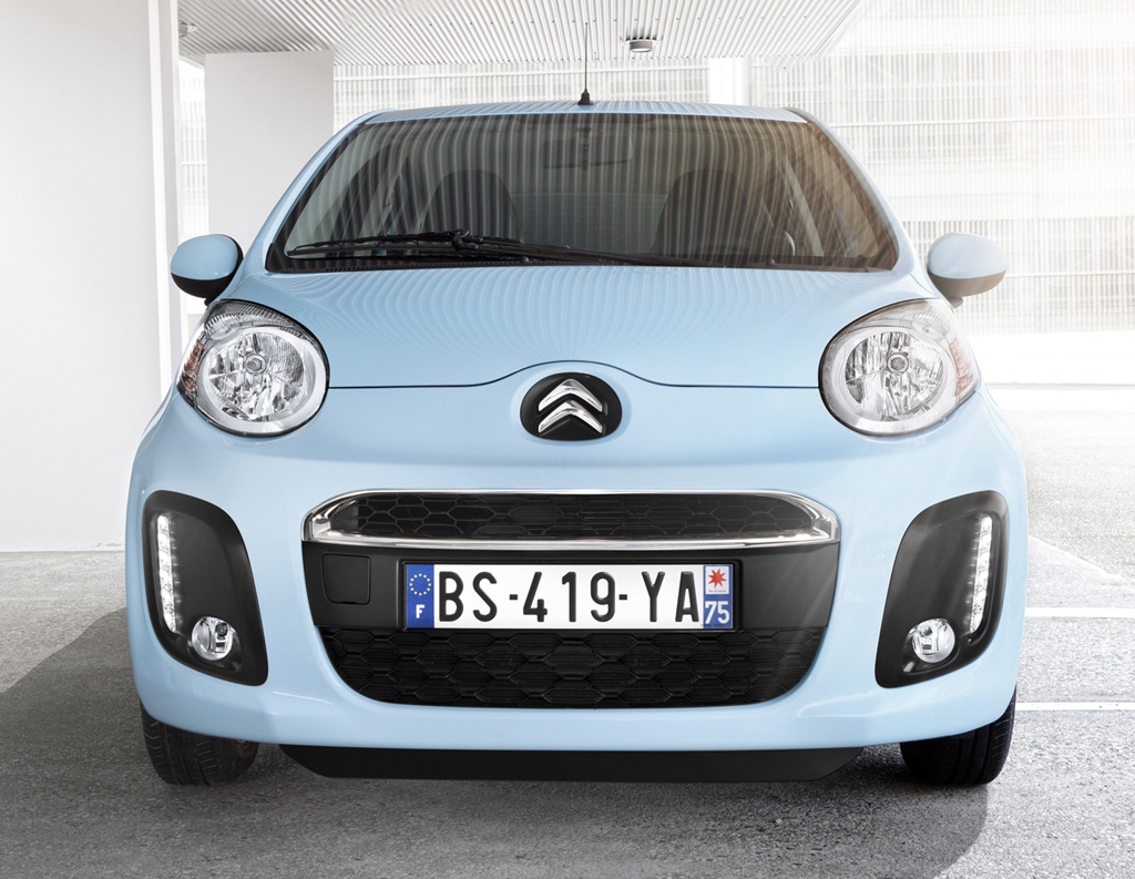 Citroën C1: Blick auf die Frontpartie. 