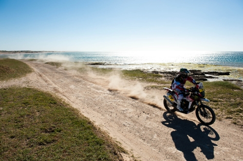 Dakar 2012: Etappe 1 Mar del Plata – Husqvarna Rallye Team by Speedbrain startet überlegt