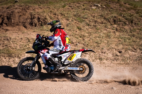 Dakar 2012: Etappe 1 Mar del Plata – Husqvarna Rallye Team by Speedbrain startet überlegt