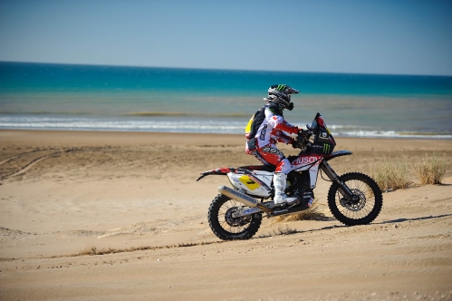 Dakar 2012: Etappe 1 Mar del Plata – Husqvarna Rallye Team by Speedbrain startet überlegt
