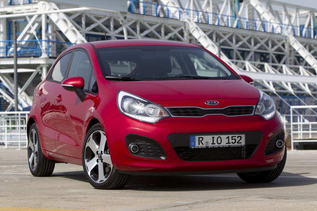 Der Kia Rio schafft es auf Rang fünf