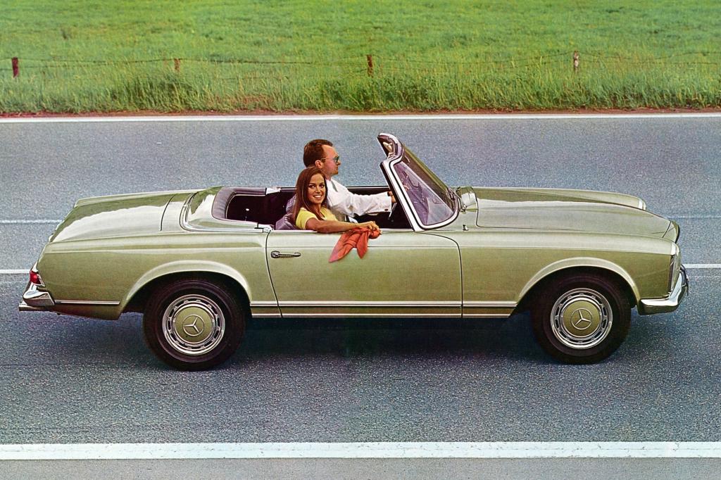 Der Pagoden-SL als Roadster