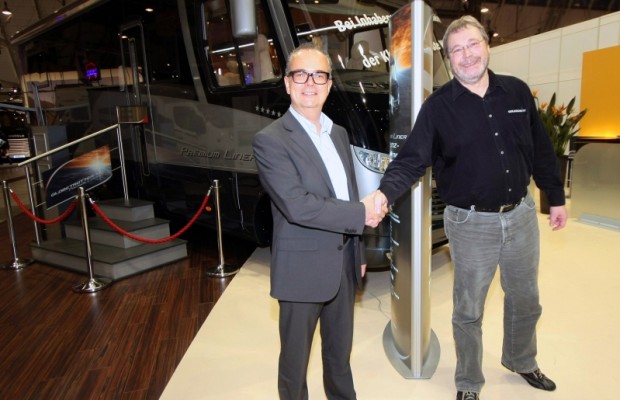 Dethleffs und Goldschmitt testen hydropneumatisches Fahrwerk