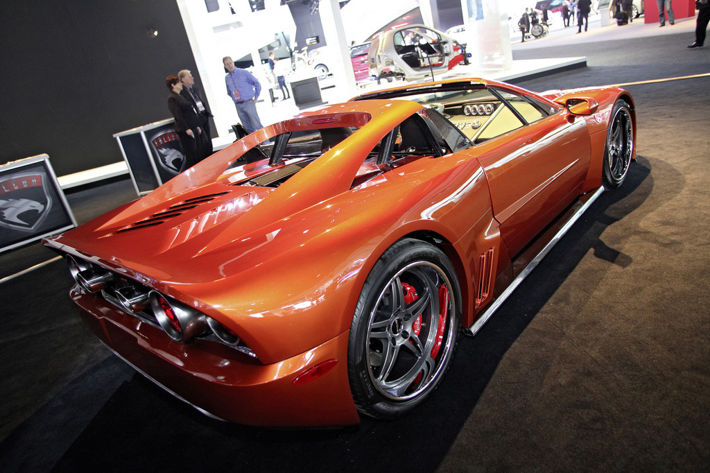 Detroit 2012: Der Falcon  F7 bedient sich bei der Corvette