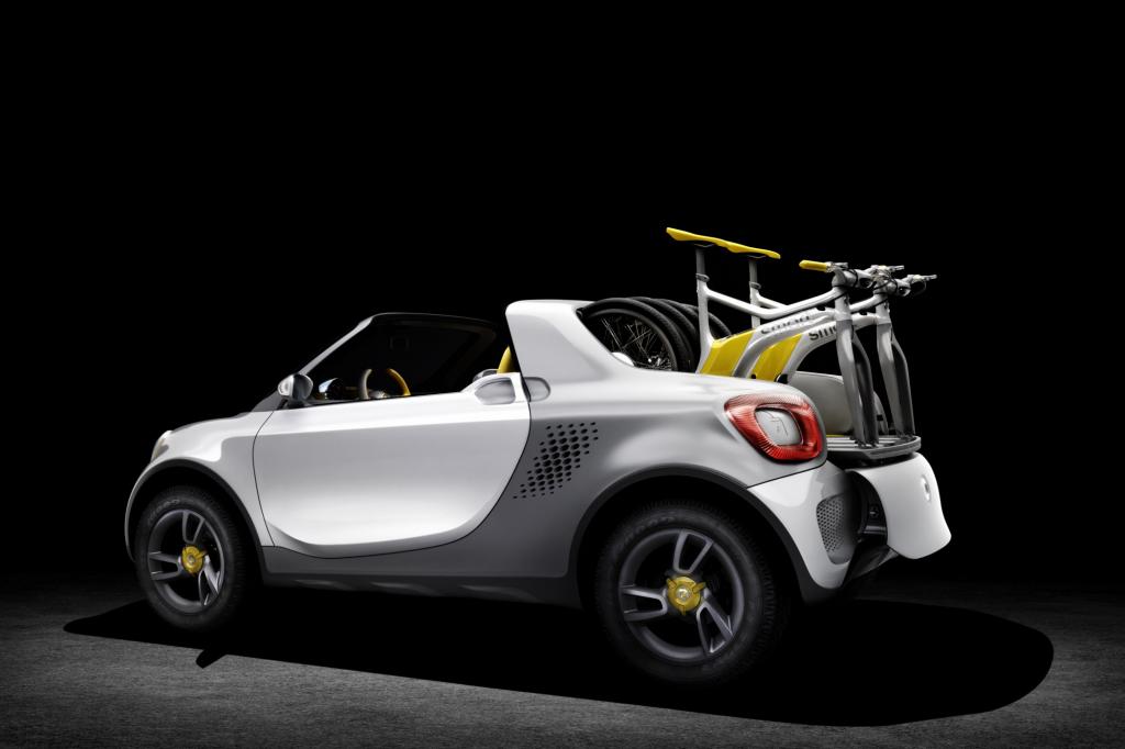 Detroit 2012: Smart For-Us - Pick-uplein mit Bordbikes