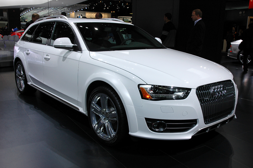 Deutsche Autobauer in den USA, hier Audi mit dem A4 Allroad gerade in Detroit. 