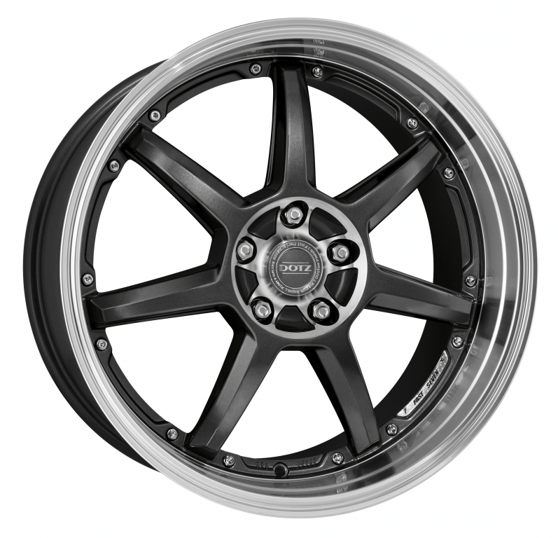 Dotz Fast Seven: Retrofelge im Gunmetal-Look der 1980er Jahre