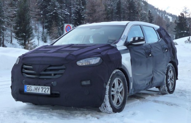 Erwischt: Erlkönig Hyundai ix45 - Santa-Fe-Nachfolger im Tiefschnee