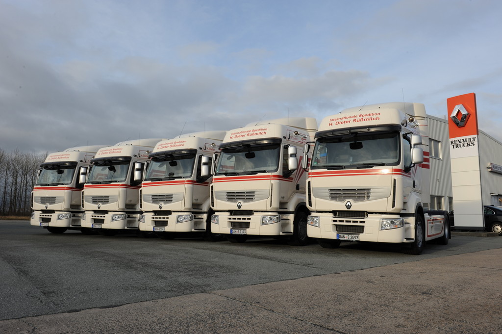 Fünf neue Renault Premium Route für Süßmilch