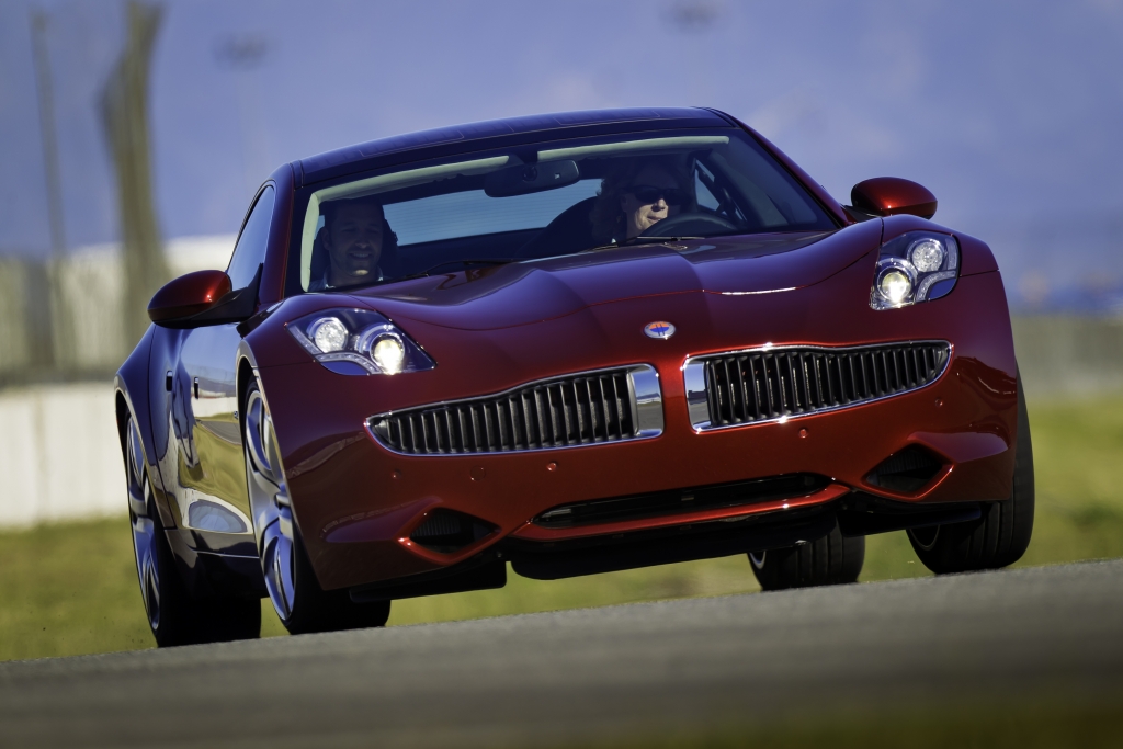 Fisker Karma bei Harrots im Schaufenster