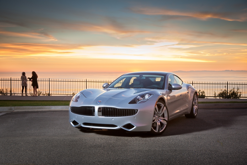 Fisker Karma bei Harrots im Schaufenster