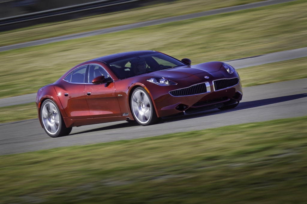 Fisker Karma bei Harrots im Schaufenster
