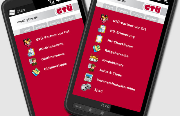GTÜ bietet Apps rund um Auto und Oldtimer