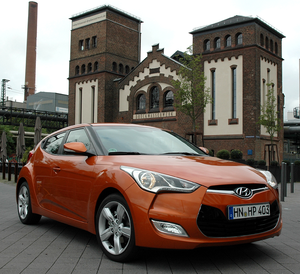Hyundais City-Coupé Veloster bekommt ab September den neuen Spitzenmotor.