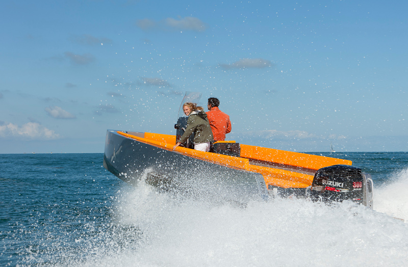 Iguana 29: Amphibien Motoryacht mit Kettenantrieb