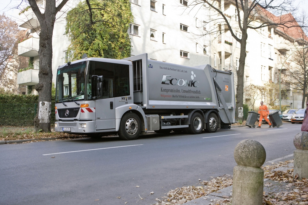Müllwagen: Weniger Kraftstoffverbrauch durch Hybridantrieb