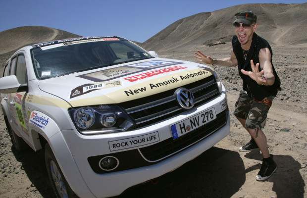 Prominente besuchen Volkswagen bei der Dakar
