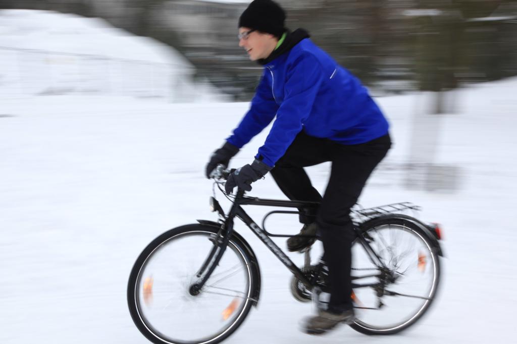 Radfahren im Winter - Sicher durch Eis und Schnee