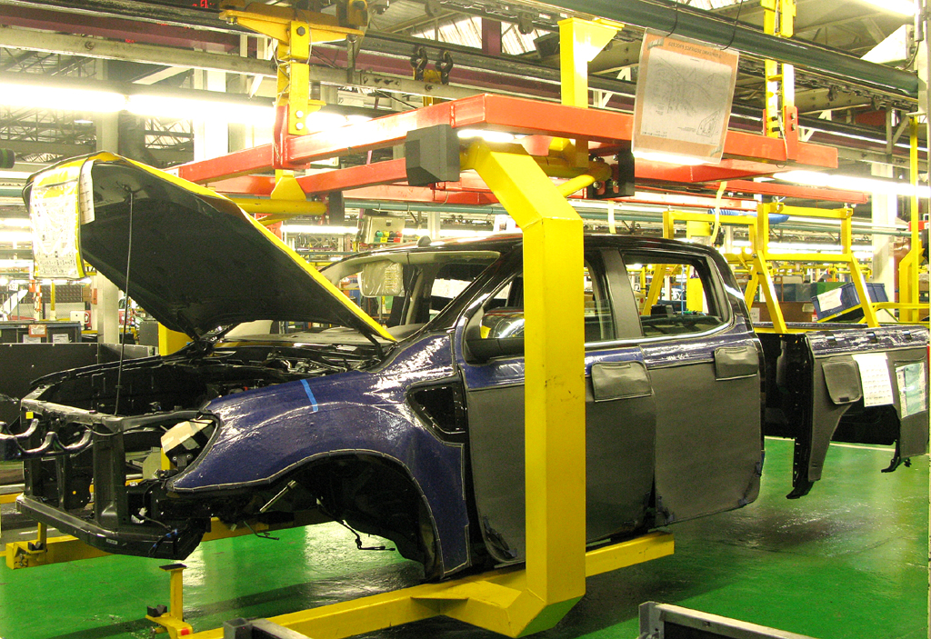 Ranger-Produktion im Ford-Werk in Pretoria, Südafrika. 