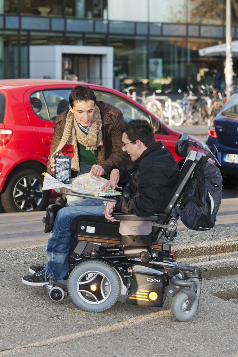 Routenplaner für Rollstuhlfahrer