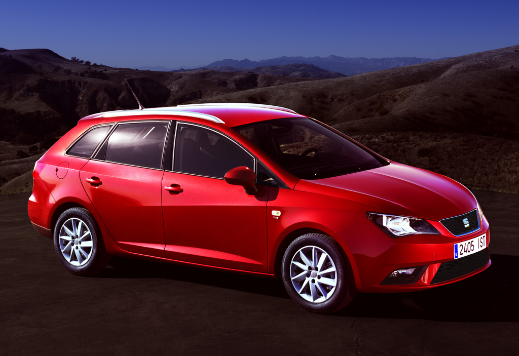 Seat Ibiza, hier Seitenansicht auf den ST-Kombi.