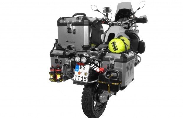 Touratech mit Zubehör für Zega Pro- und BMW-Adventure Koffer