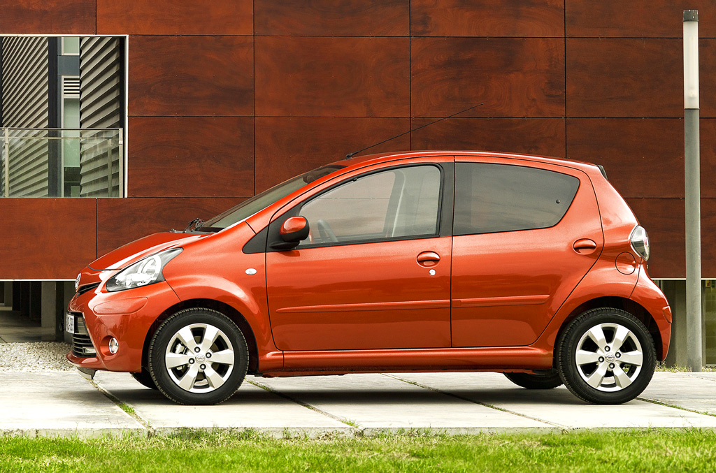 Toyota Aygo: Und so sieht das Stadtauto von der Seite aus.