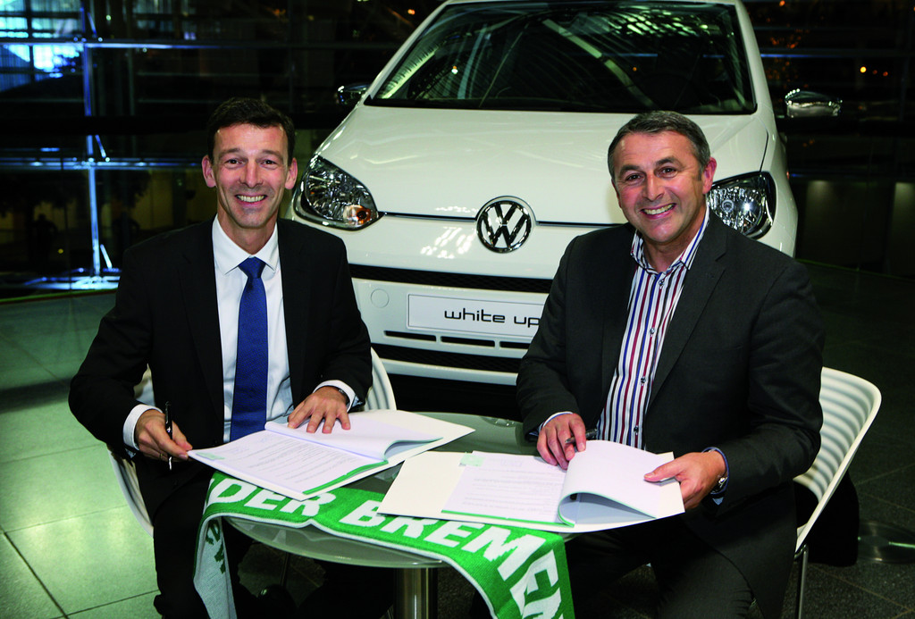 Volkswagen und Werder Bremen verlängern Partnerschaft bis 2013