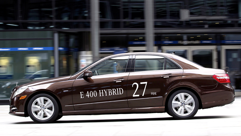 Zweites neues Modell: Mercedes E400 Hybrid. 