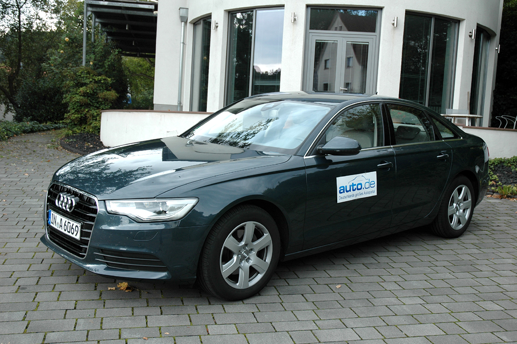 Audi A6, hier als Basisdiesel-Limousine mit 130/177 kW/PS. Fotos: Koch