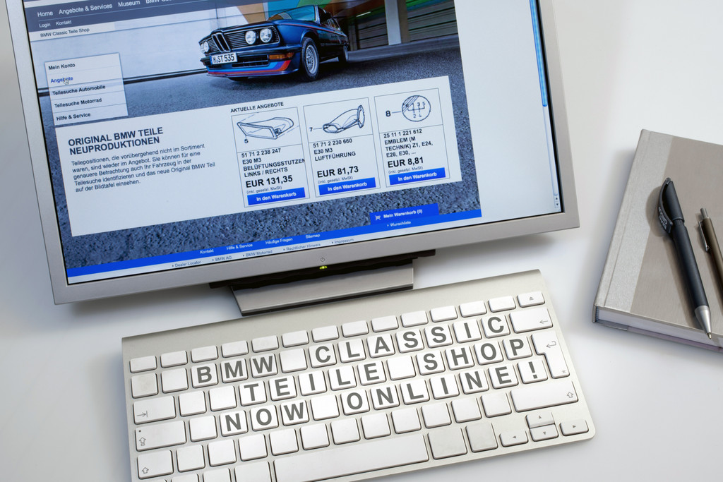 BMW Classic startet Online-Shop für Ersatzteile.