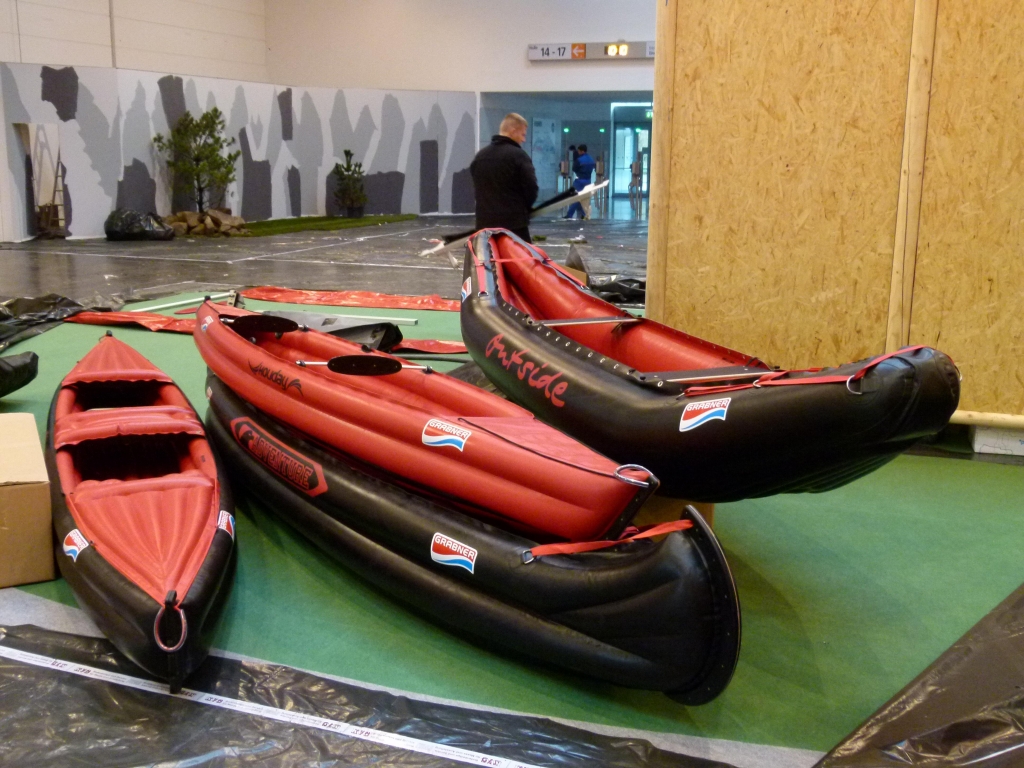 Beach & Boat Leipzig 2012: Einstiegsboote, Canadier und Faltkanus