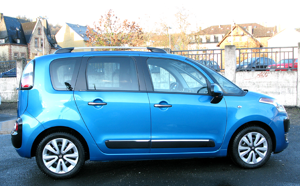 Citroën C3 Picasso: Und so sieht der französische Minivan von der Seite aus.
