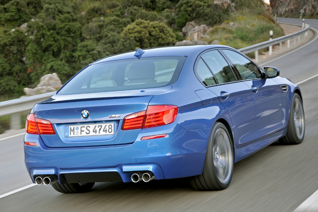 Da geht was ab im BMW M5
