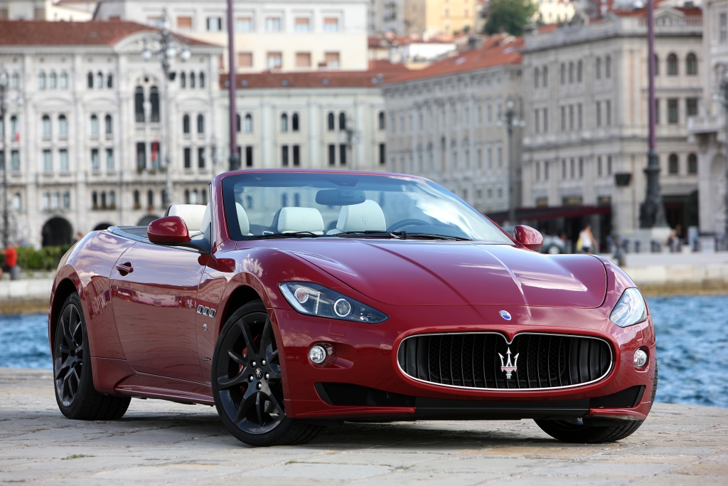 Das GranCabrio von Maserati durfte natürlich auch nicht fehlen.