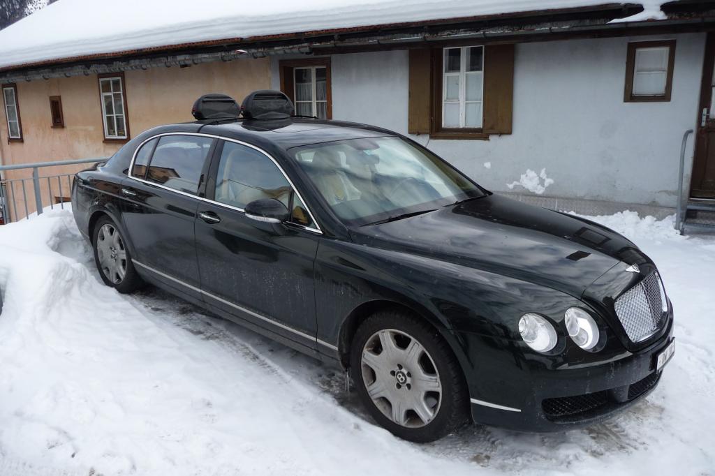 Ebenfalls edel: der Bentley