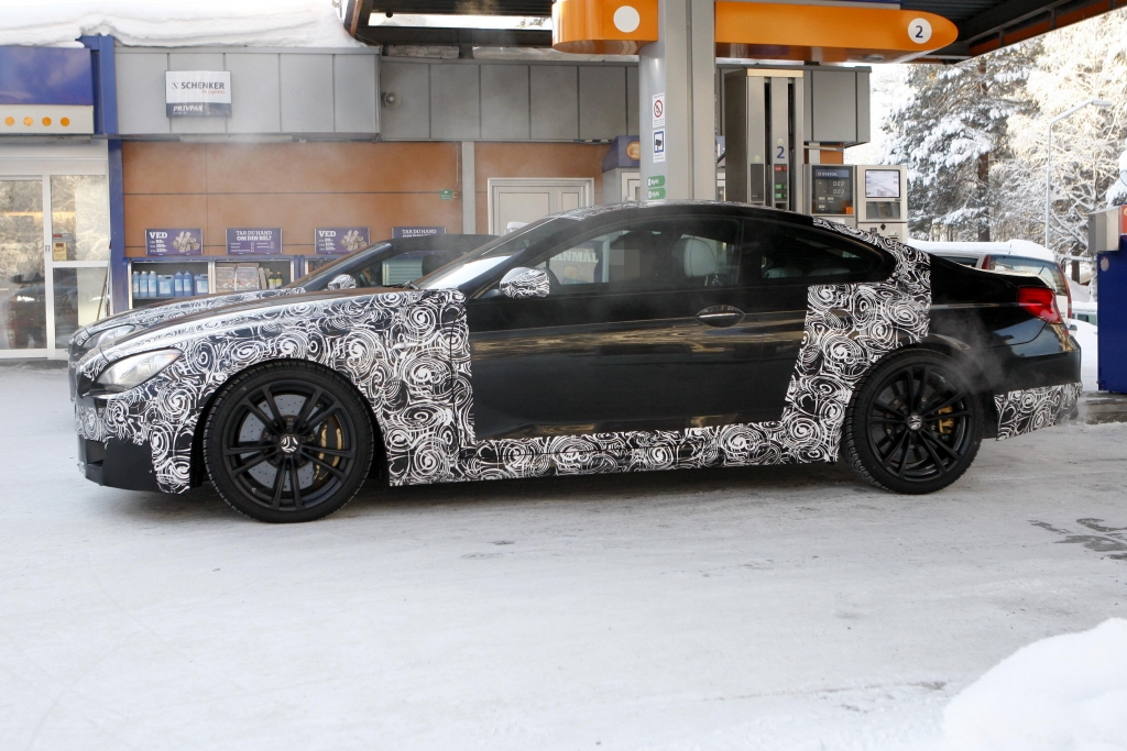 Erwischt: Erlkönig BMW M6 Coupé – Auch ein M6 muss mal tanken