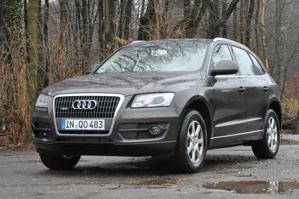 Gegenüber dem großen SUV Q7 wirkt der Q5 aber fast schon zierlich,