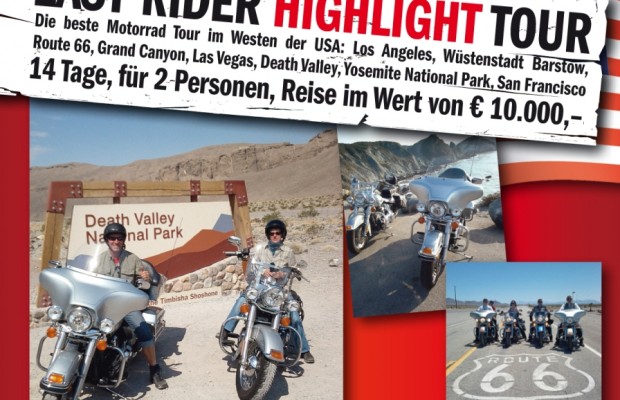 Hein Gericke verlost USA Reise