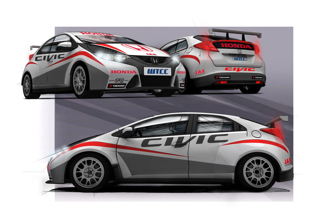 Honda baut Civic für Tourenwagen-Weltmeisterschaft auf