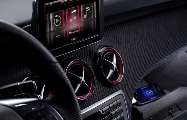 Mercedes-Benz A-Klasse bietet Smartphone-Integration