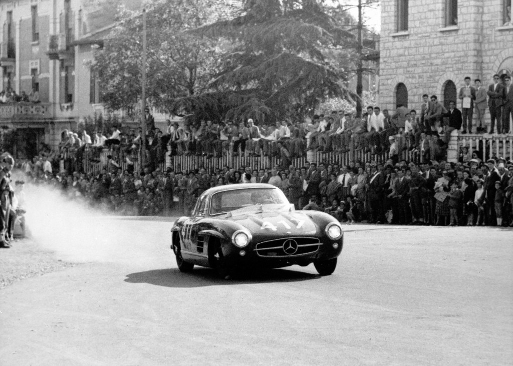 Mercedes-Benz-Ausstellung im Museo Mille Miglia
