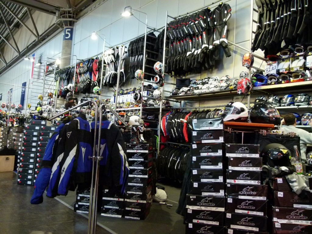 Motorrad Messe Leipzig 2012: Ausstattung, Bekleidung & Zubehör