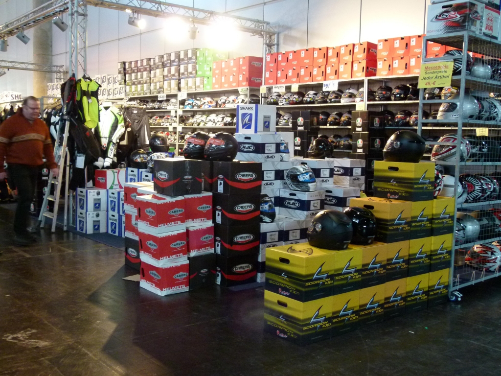 Motorrad Messe Leipzig 2012: Ausstattung, Bekleidung & Zubehör