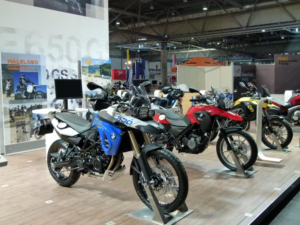 Motorrad Messe Leipzig 2012: BMW, Ducati, Hyosung und Kawasaki