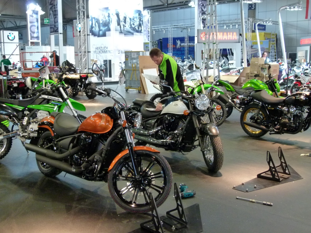 Motorrad Messe Leipzig 2012: BMW, Ducati, Hyosung und Kawasaki