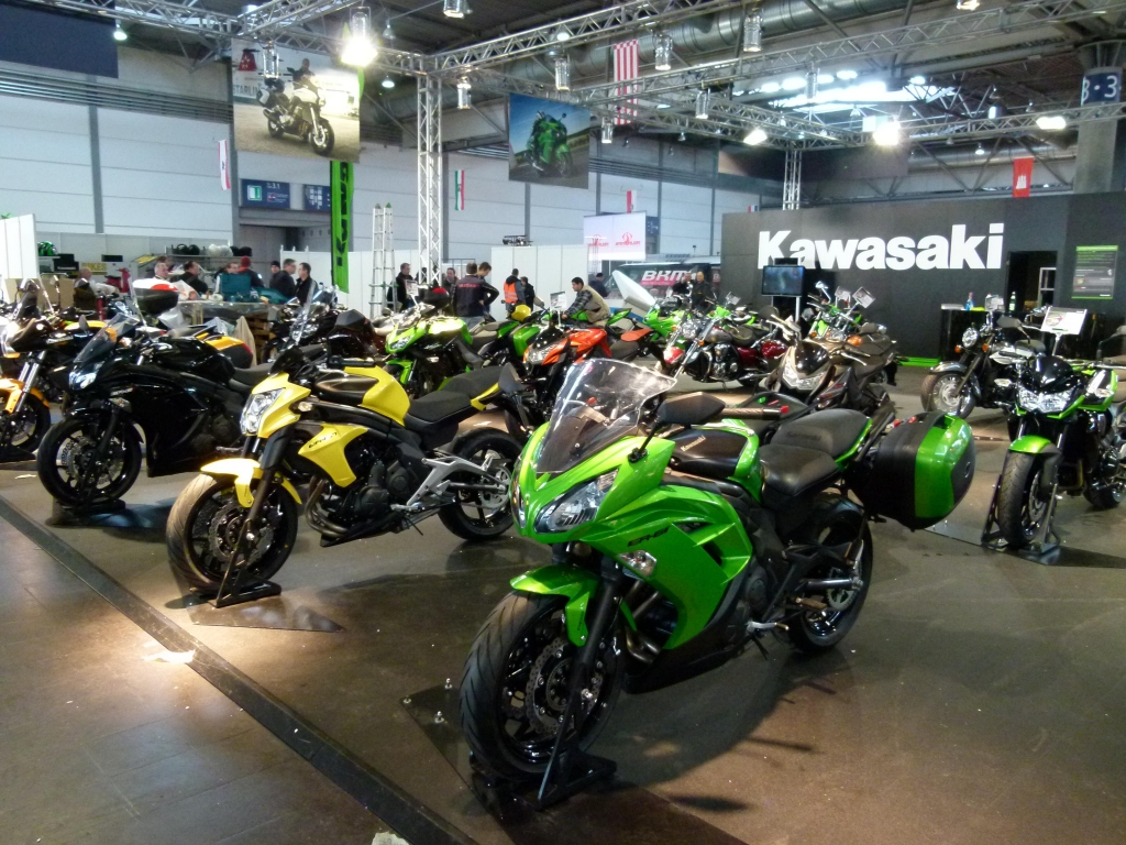 Motorrad Messe Leipzig 2012: BMW, Ducati, Hyosung und Kawasaki