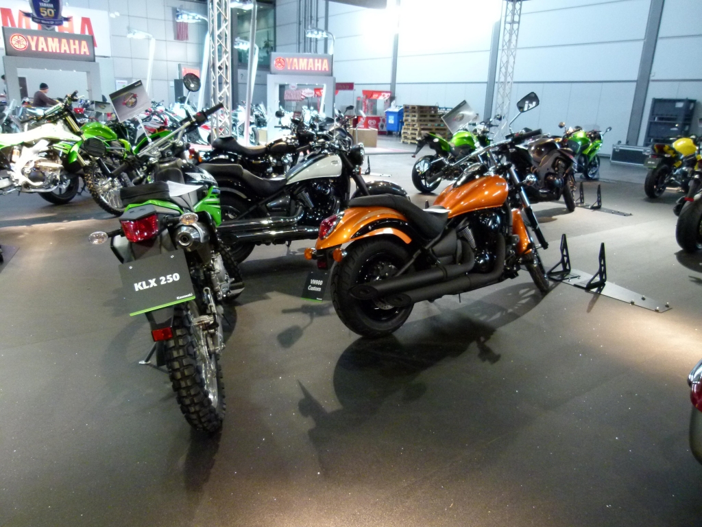 Motorrad Messe Leipzig 2012: BMW, Ducati, Hyosung und Kawasaki